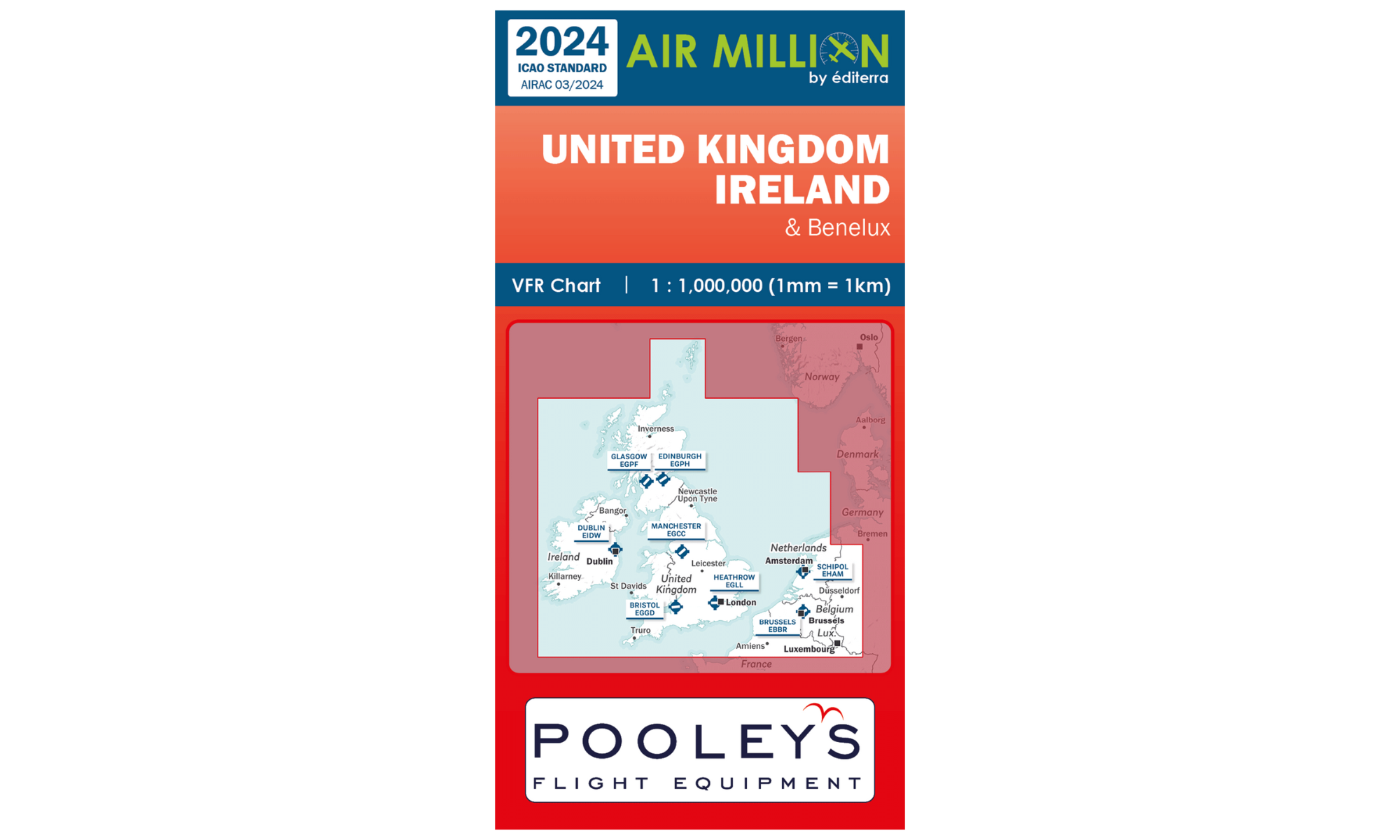 Air Million VFR UK and Ireland 2024 Chart